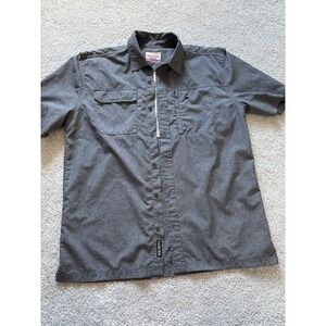 Pacific Trail Shirt Men L Grey Button Up Outdoor Camping Hiking Fishing
